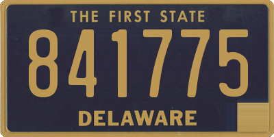 DE license plate 841775