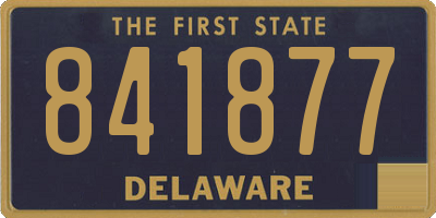 DE license plate 841877