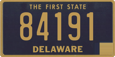 DE license plate 84191