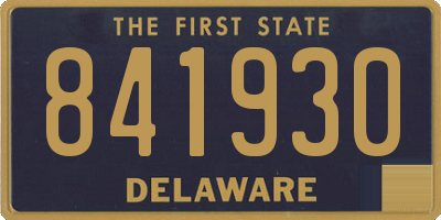 DE license plate 841930