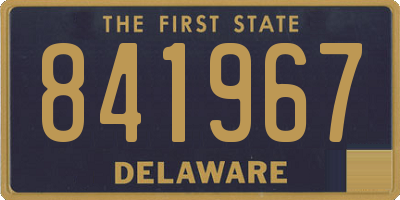 DE license plate 841967