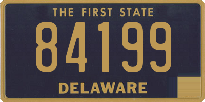 DE license plate 84199
