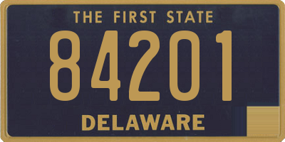 DE license plate 84201