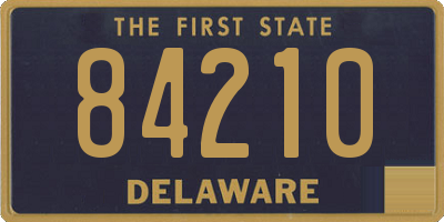DE license plate 84210