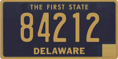 DE license plate 84212