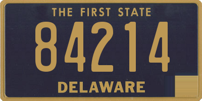 DE license plate 84214