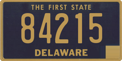 DE license plate 84215