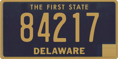 DE license plate 84217