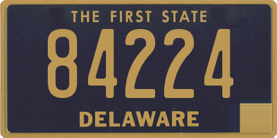 DE license plate 84224