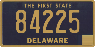 DE license plate 84225
