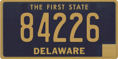 DE license plate 84226