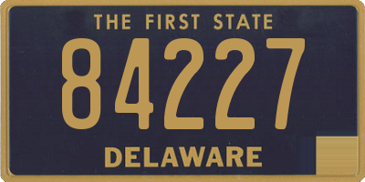 DE license plate 84227