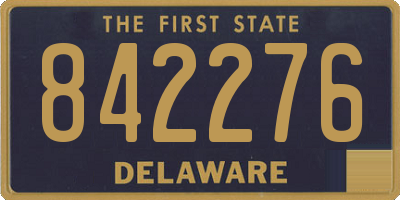 DE license plate 842276