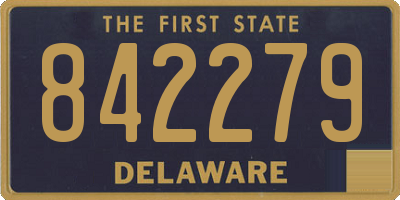 DE license plate 842279