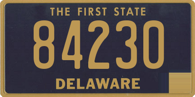 DE license plate 84230