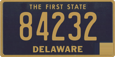 DE license plate 84232