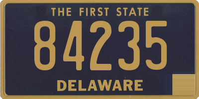 DE license plate 84235