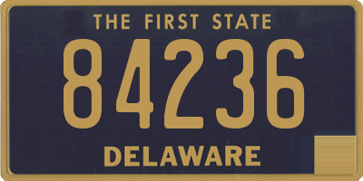 DE license plate 84236
