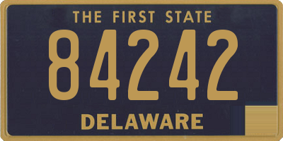 DE license plate 84242