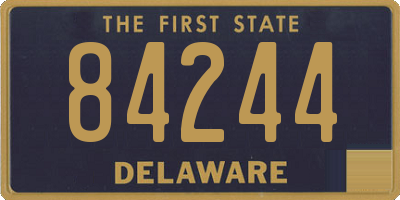 DE license plate 84244