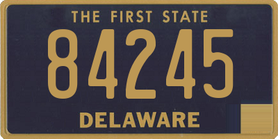 DE license plate 84245