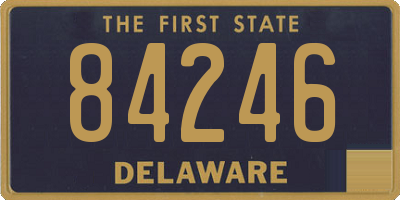 DE license plate 84246