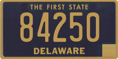 DE license plate 84250