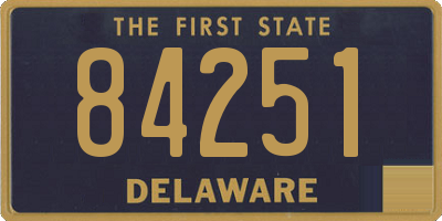 DE license plate 84251