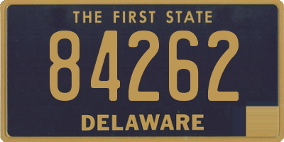 DE license plate 84262