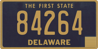 DE license plate 84264