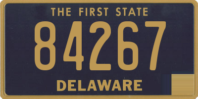 DE license plate 84267