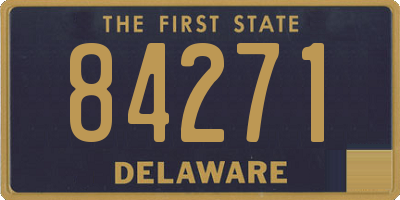 DE license plate 84271