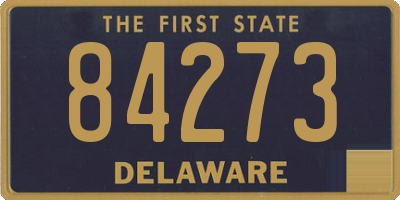 DE license plate 84273