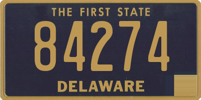 DE license plate 84274