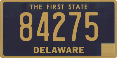 DE license plate 84275