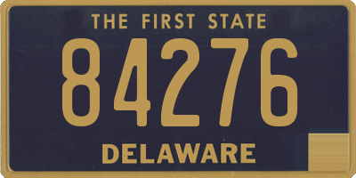 DE license plate 84276