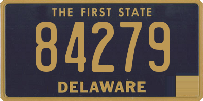 DE license plate 84279