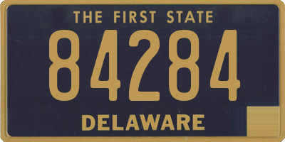 DE license plate 84284