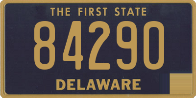 DE license plate 84290