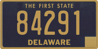 DE license plate 84291