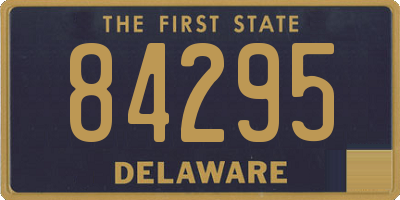 DE license plate 84295