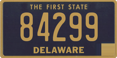 DE license plate 84299