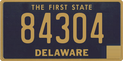 DE license plate 84304