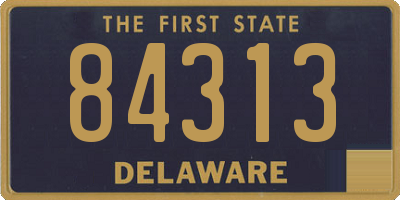 DE license plate 84313