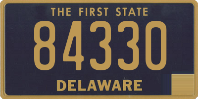 DE license plate 84330