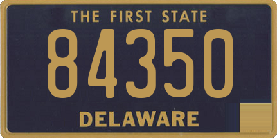 DE license plate 84350