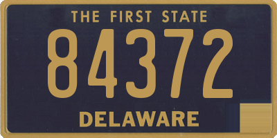 DE license plate 84372