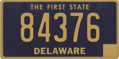 DE license plate 84376