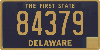 DE license plate 84379