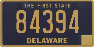 DE license plate 84394